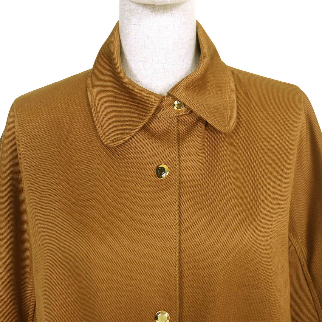 Excellent DRAWER FALL1 Cotton Coverall Jacket Logo button Brown 36 6522-299-0884