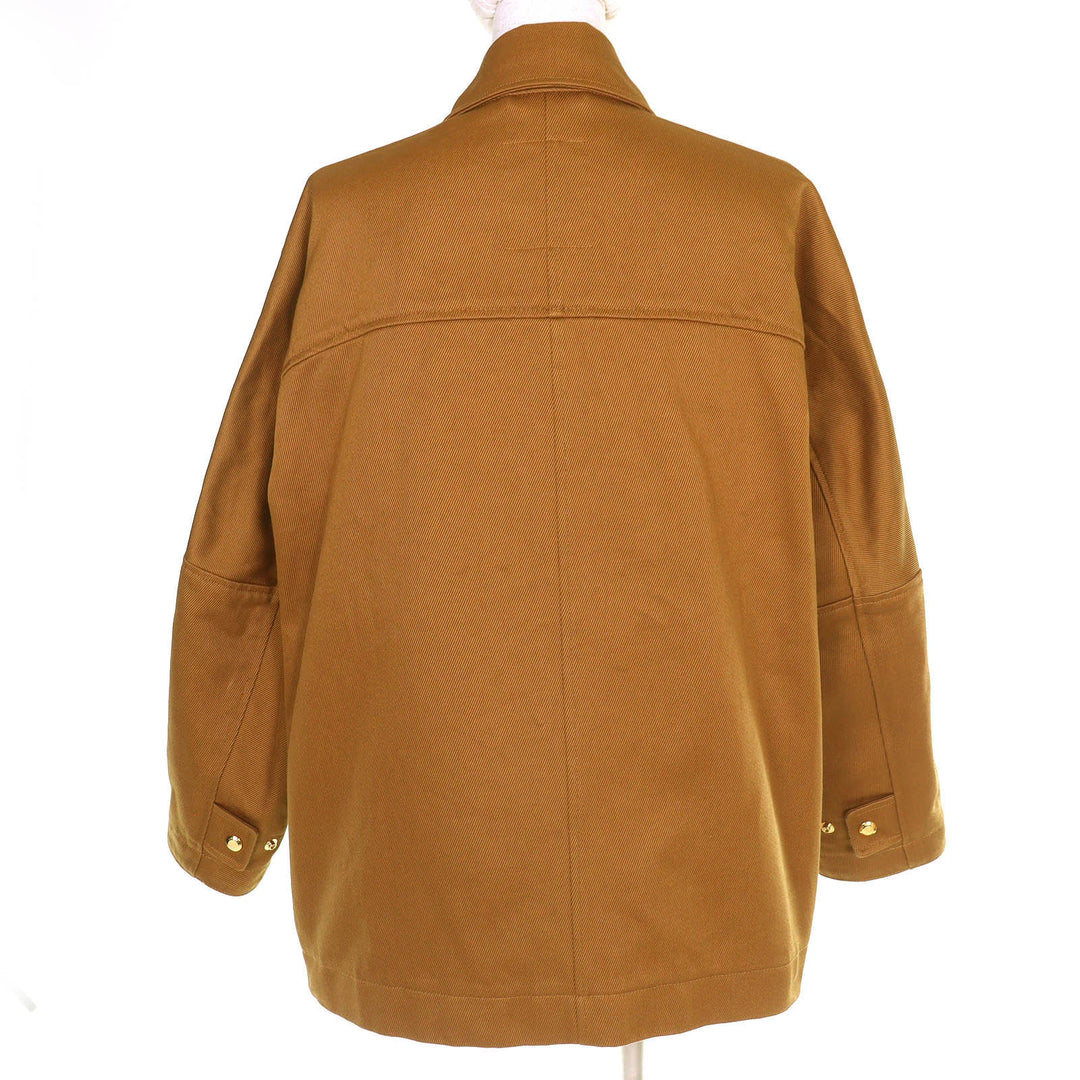 Excellent DRAWER FALL1 Cotton Coverall Jacket Logo button Brown 36 6522-299-0884