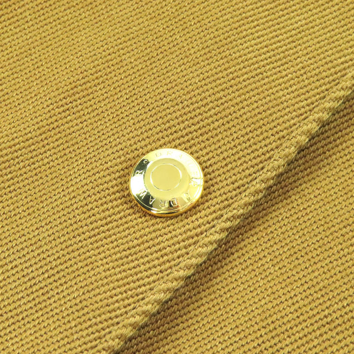 Excellent DRAWER FALL1 Cotton Coverall Jacket Logo button Brown 36 6522-299-0884