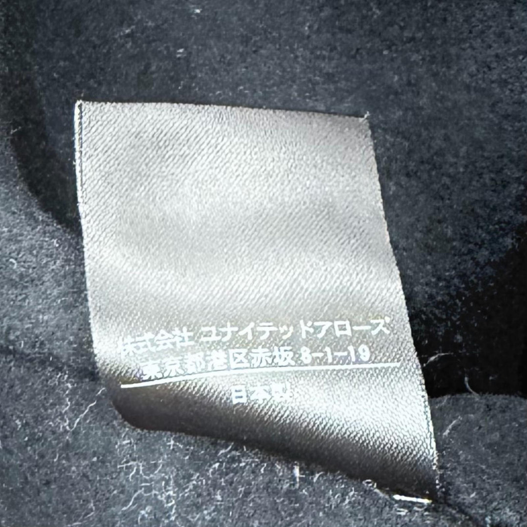 Excellent DRAWER coat Drop sleeves with logo buttons black wool 38 6525-299-0618