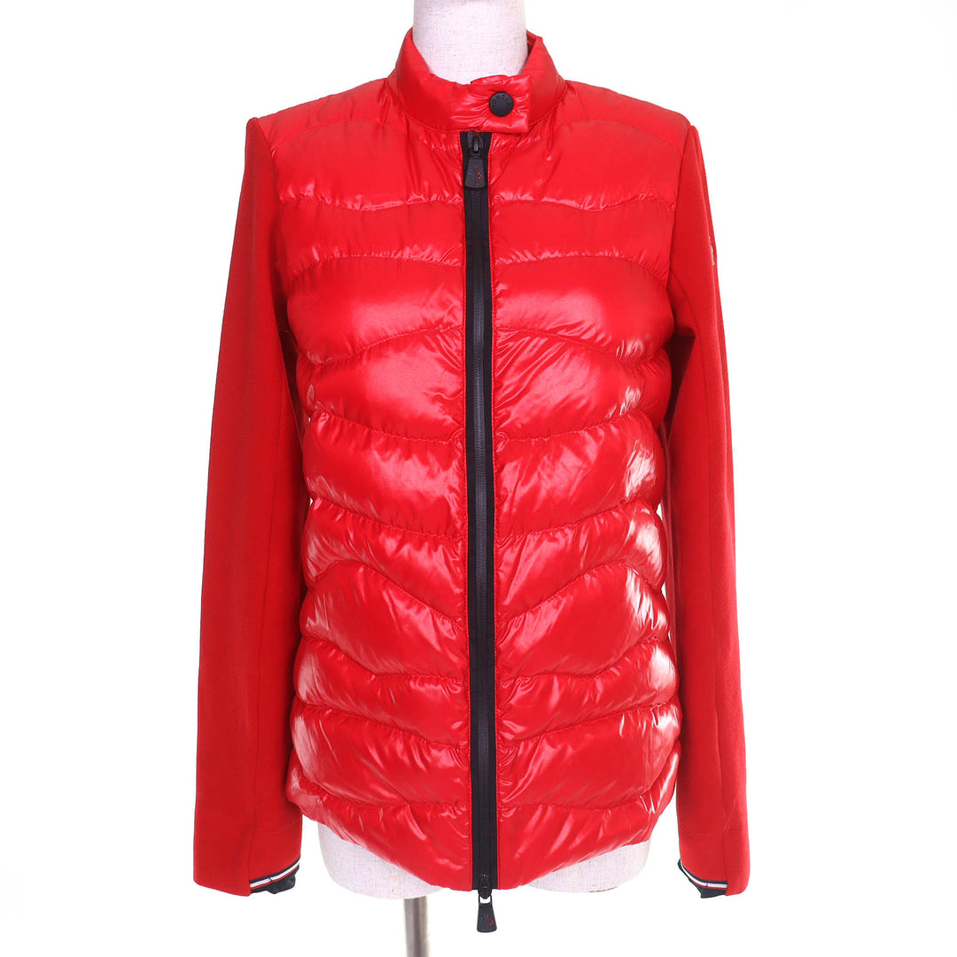 Excellent MONCLER GRENOBLE MAGLIA Logo patch fleece-paneled light down jacket S