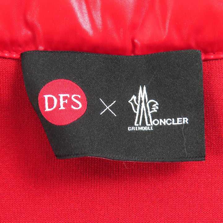 Excellent MONCLER GRENOBLE MAGLIA Logo patch fleece-paneled light down jacket S