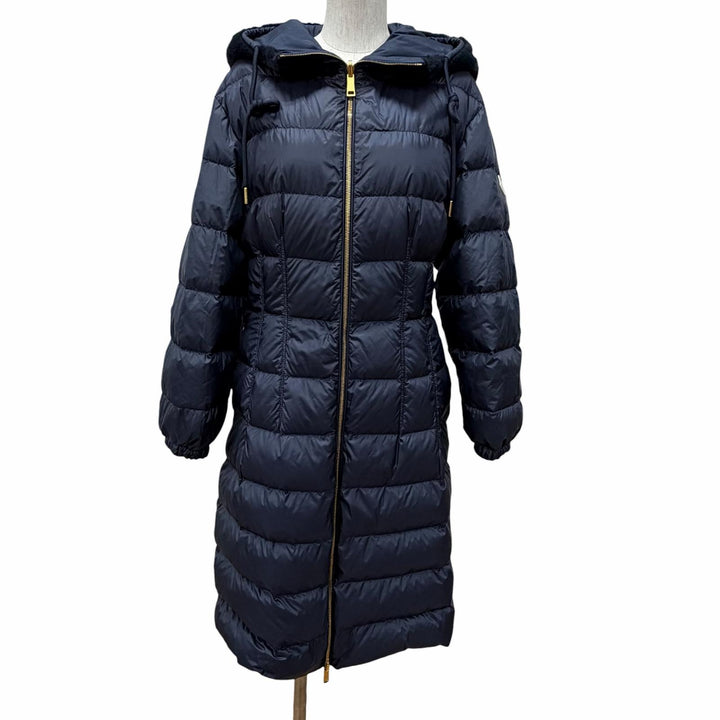 Excellent MONCLER down coat EVETTES Navy polyester Women 0 H20931C00041