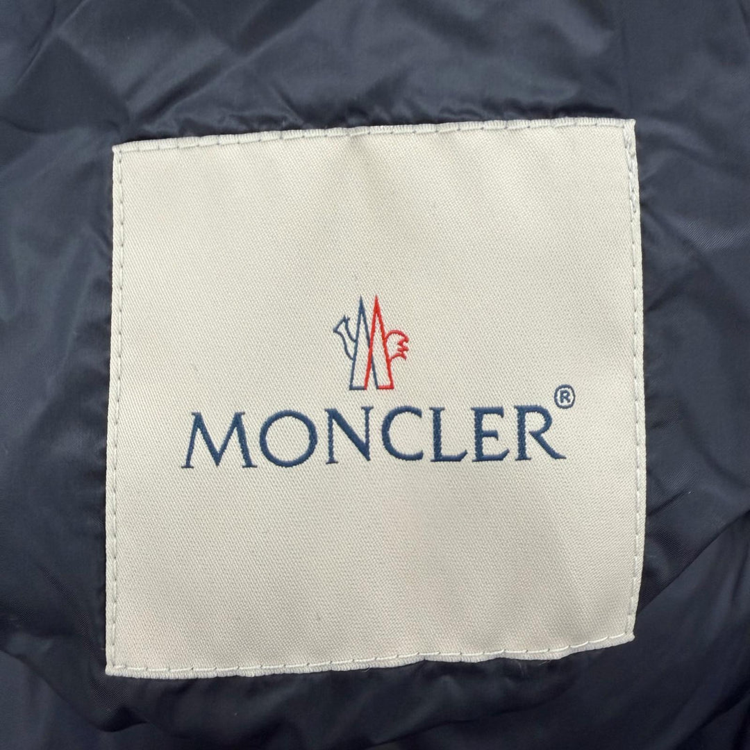 Excellent MONCLER down coat EVETTES Navy polyester Women 0 H20931C00041