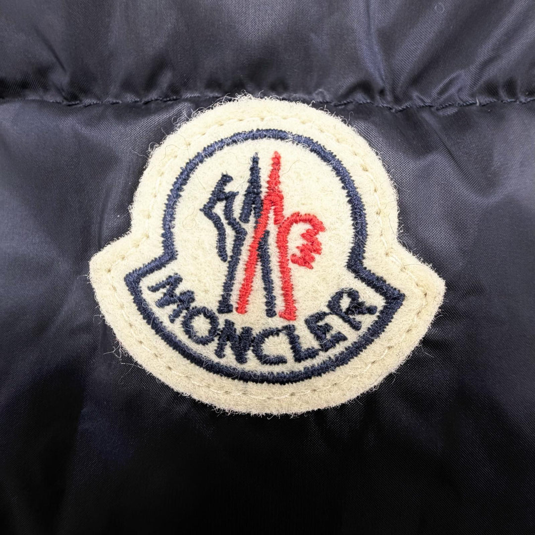 Excellent MONCLER down coat EVETTES Navy polyester Women 0 H20931C00041
