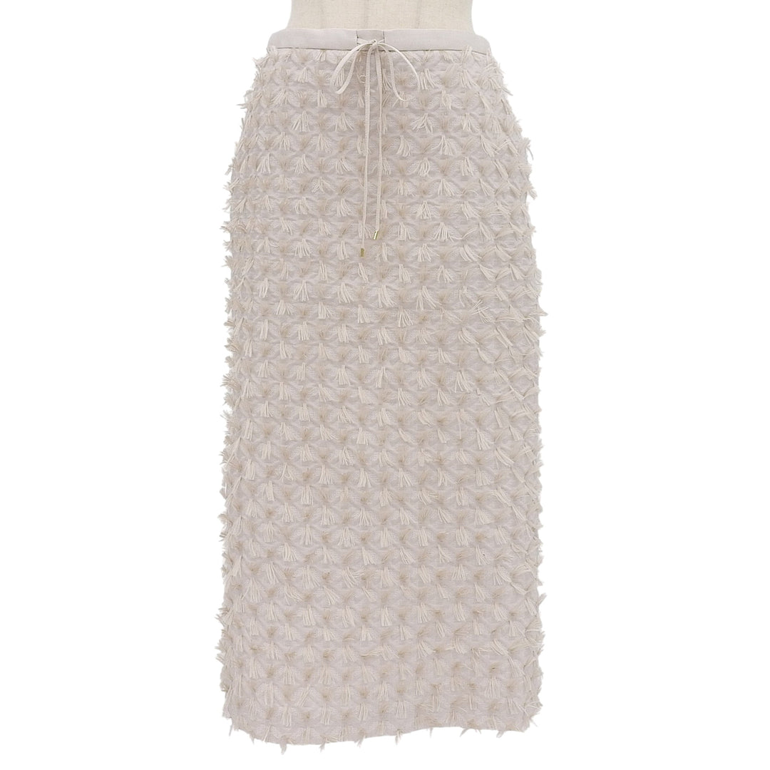 Excellent DRAWER skirt pink beige polyester Women 36 6524-236-1855