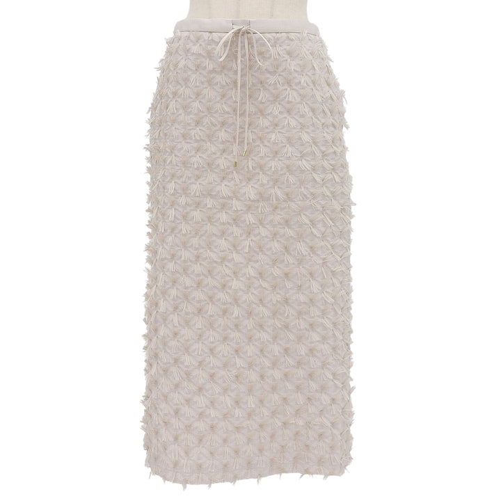 Excellent DRAWER skirt pink beige polyester Women 36 6524-236-1855