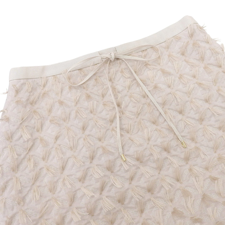 Excellent DRAWER skirt pink beige polyester Women 36 6524-236-1855