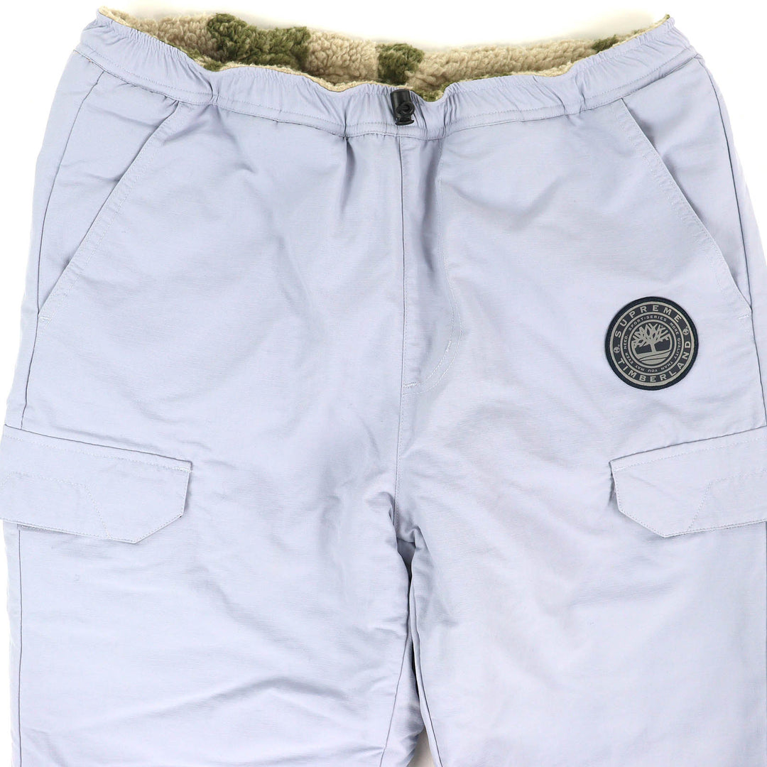 Excellent SUPREME Timberland Reversible Ripstop Pants Logo patch, boa S