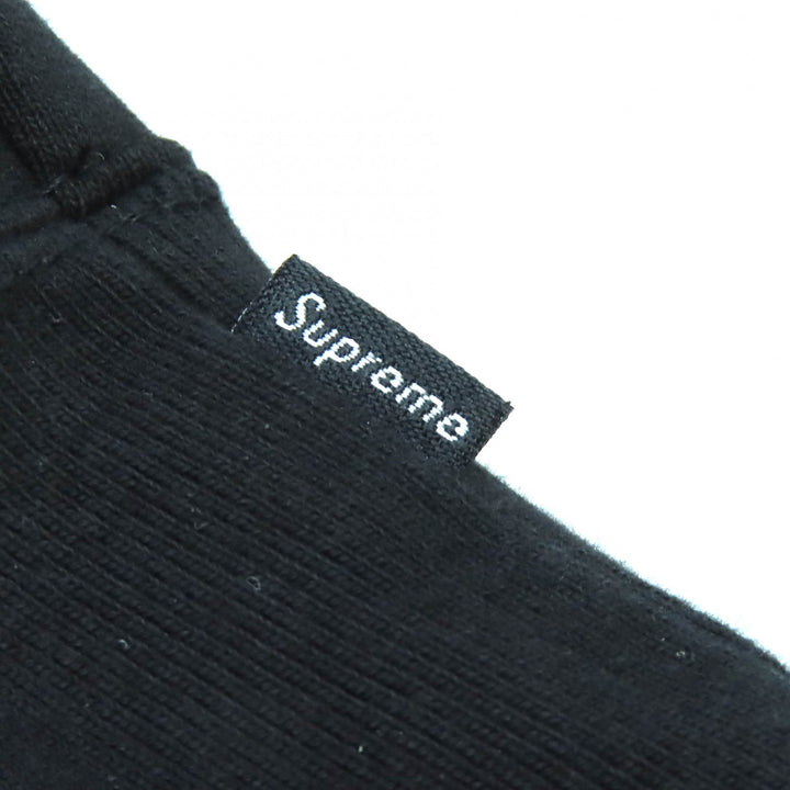 Discounted Great Supreme hoodie Collegiate Patchwork Leather Hooded Sweatshirt S FW23SW58