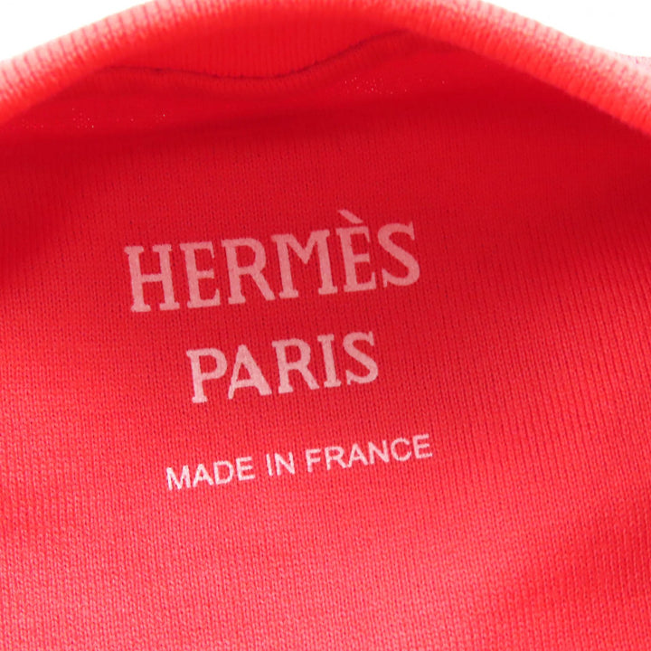 Pristine HERMES Short sleeve T-shirt Cartouche Canoe micro Crew neck 36 5E4647DA