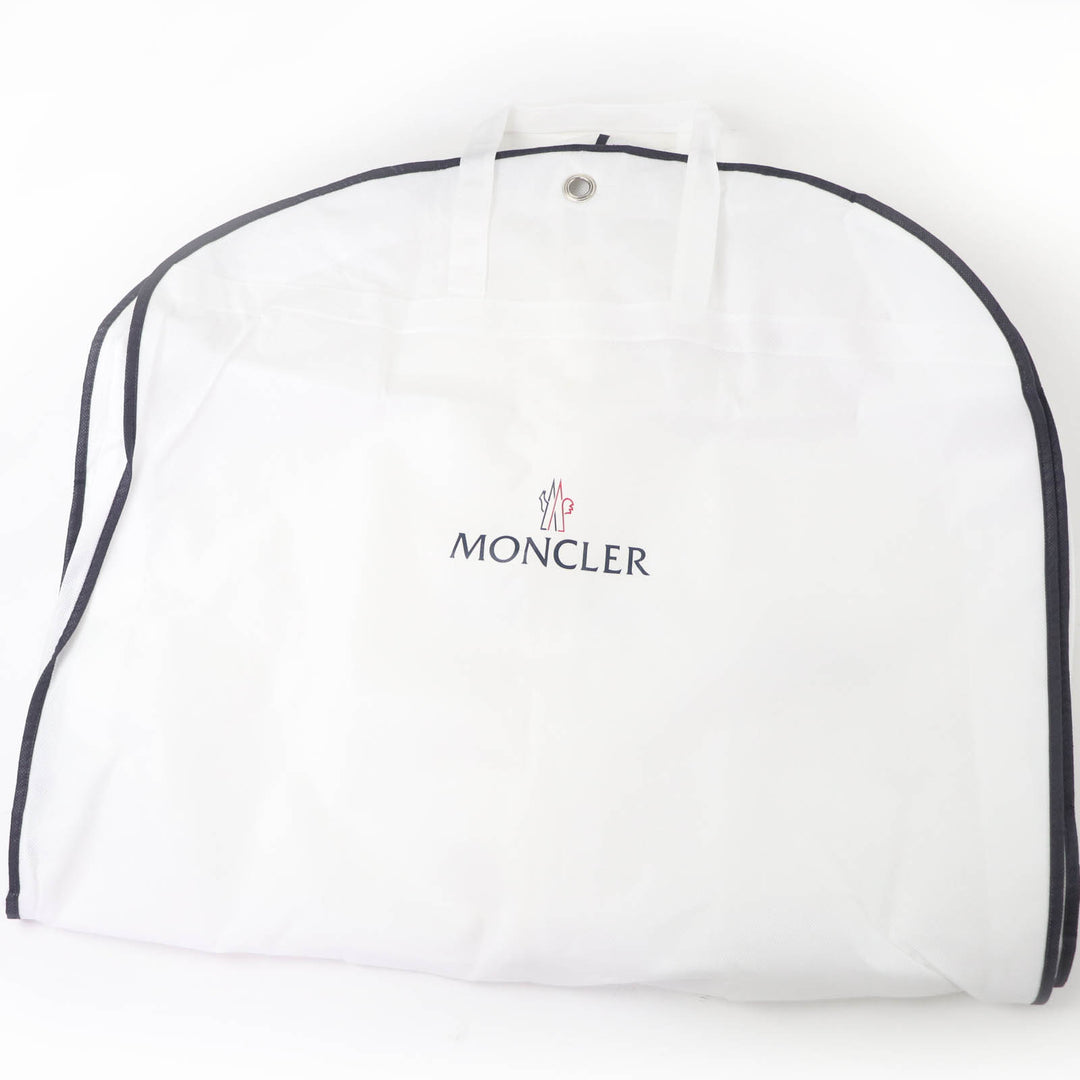 Great MONCLER down coat HERMINE Logo patch and hood black Nylon Women 2