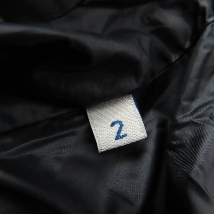 Great MONCLER down coat HERMINE Logo patch and hood black Nylon Women 2