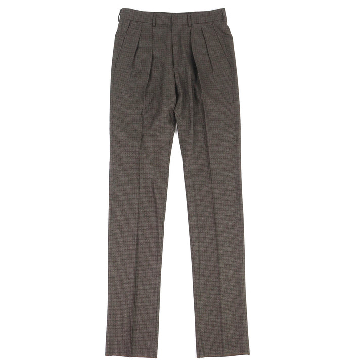 Pristine TOM FORD Pants Check Pattern 100% Wool Slacks 46 322R59 753P42