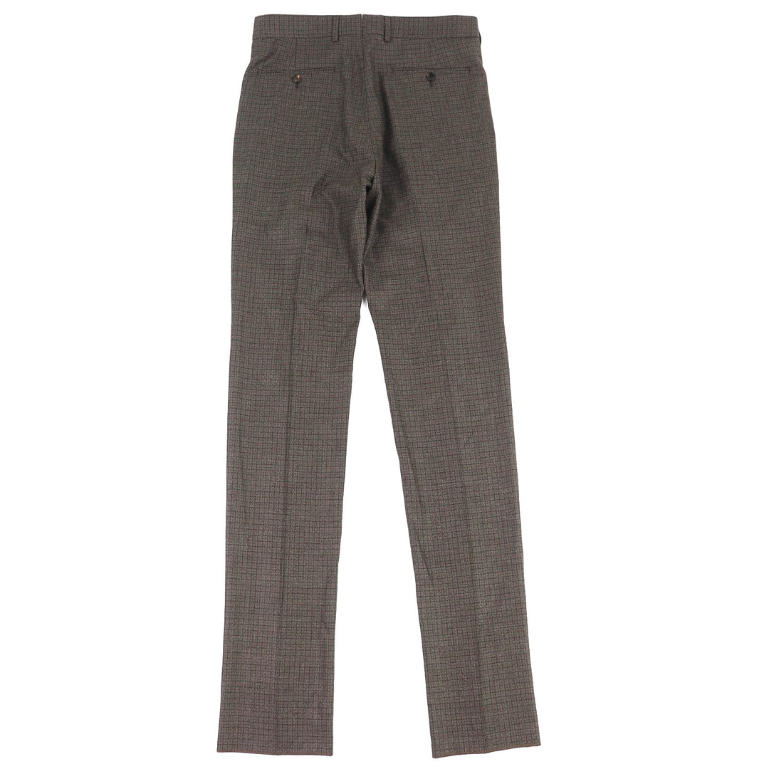 Pristine TOM FORD Pants Check Pattern 100% Wool Slacks 46 322R59 753P42
