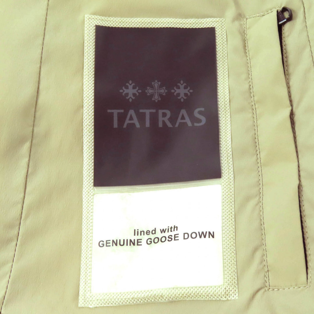 Excellent TATRAS Down jacket LORENZANA Double-breasted beige LTA18A4488