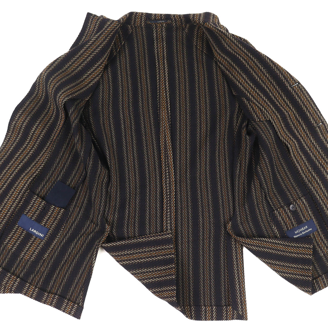 Excellent LARDINI tailored jacket Striped single-breasted jacket 46 JU903AQ43