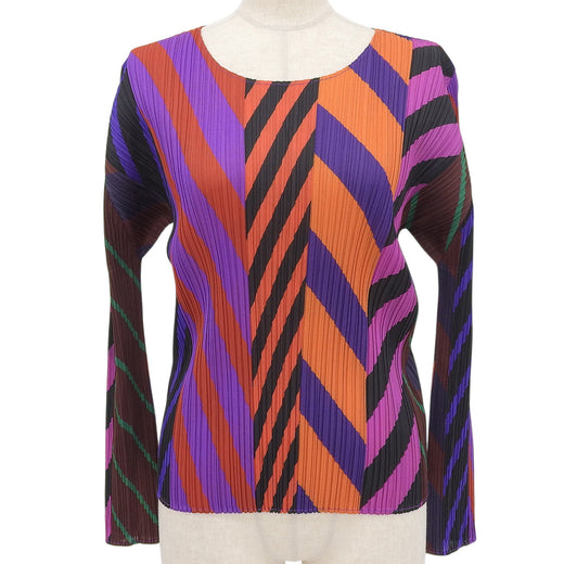 Excellent PLEATS PLEASE T-shirt Multi polyester Women 3 PP33-JK715