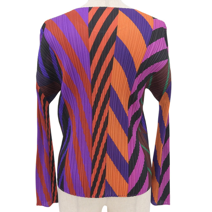 Excellent PLEATS PLEASE T-shirt Multi polyester Women 3 PP33-JK715