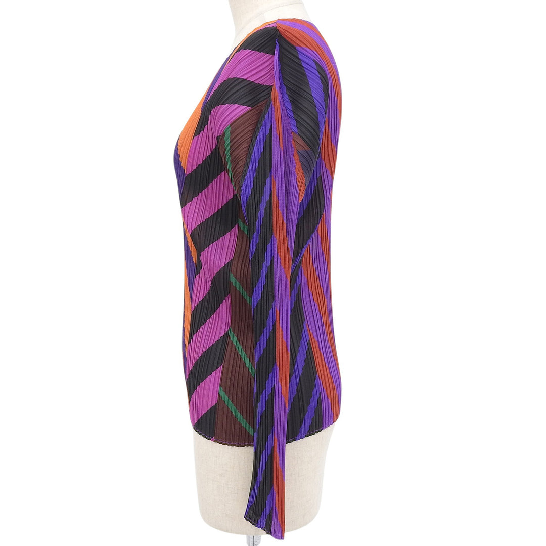 Excellent PLEATS PLEASE T-shirt Multi polyester Women 3 PP33-JK715