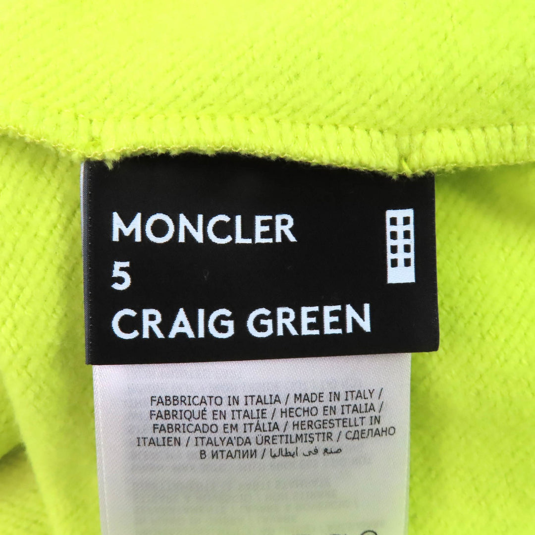 Excellent MONCLER GENIUS 5 Craig Green Hoodie Logo Long-Sleeve Sweatshirt M