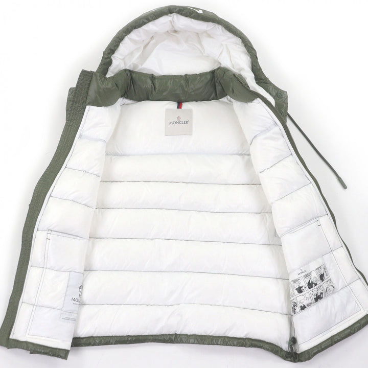 Great MONCLER Down vest GENICHI GILET BORN TO PROTECT Logo Patch