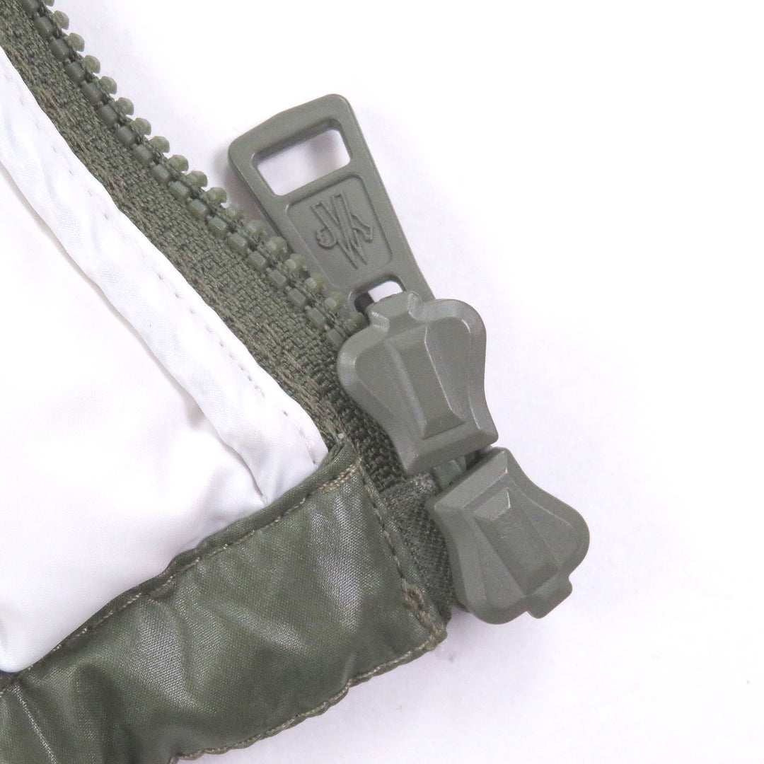 Great MONCLER Down vest GENICHI GILET BORN TO PROTECT Logo Patch