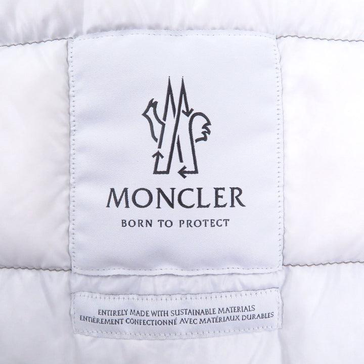 Great MONCLER Down vest GENICHI GILET BORN TO PROTECT Logo Patch