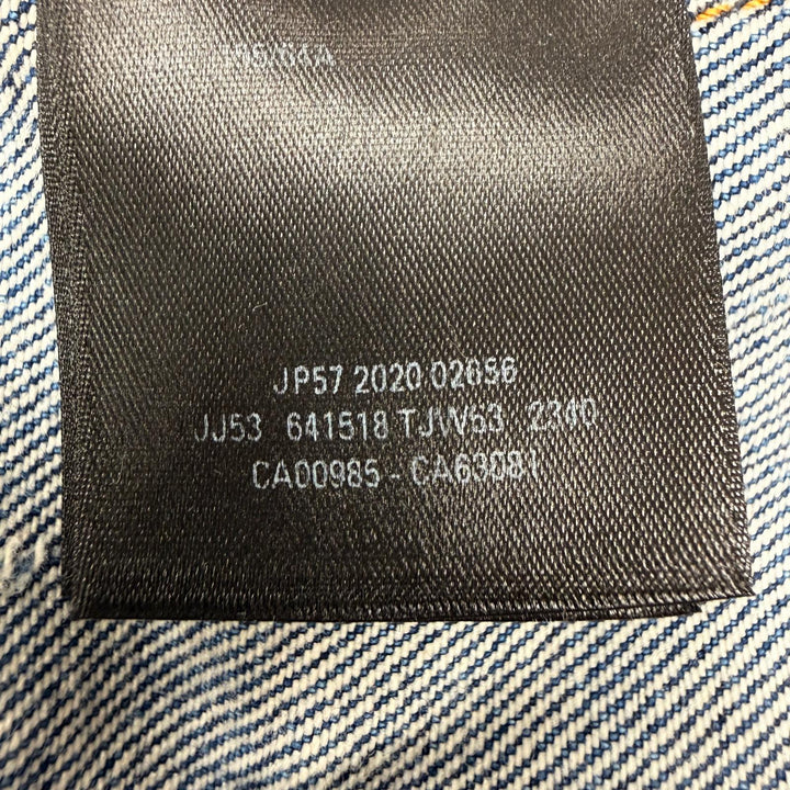 Great BALENCIAGA skirt Indigo cotton Women 34 641518
