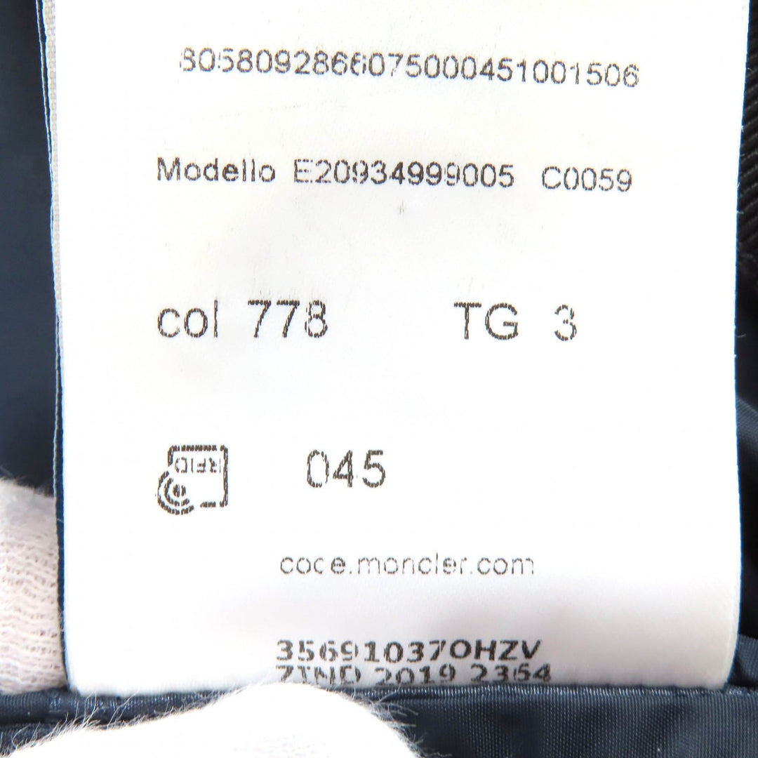 Great MONCLER down coat MIRIELON Zip-up with logo patch Navy 3 E20934999005
