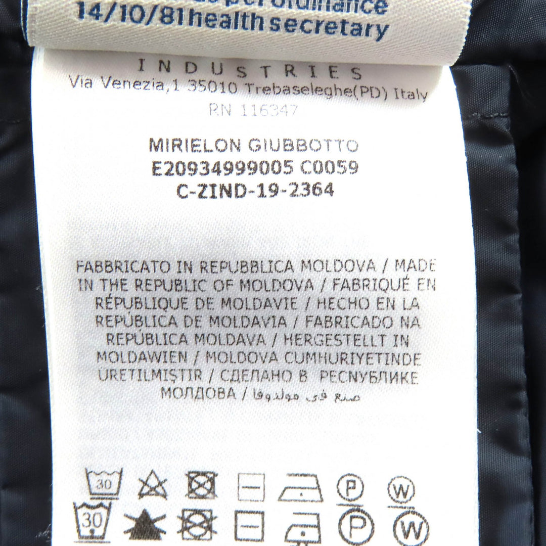 Great MONCLER down coat MIRIELON Zip-up with logo patch Navy 3 E20934999005