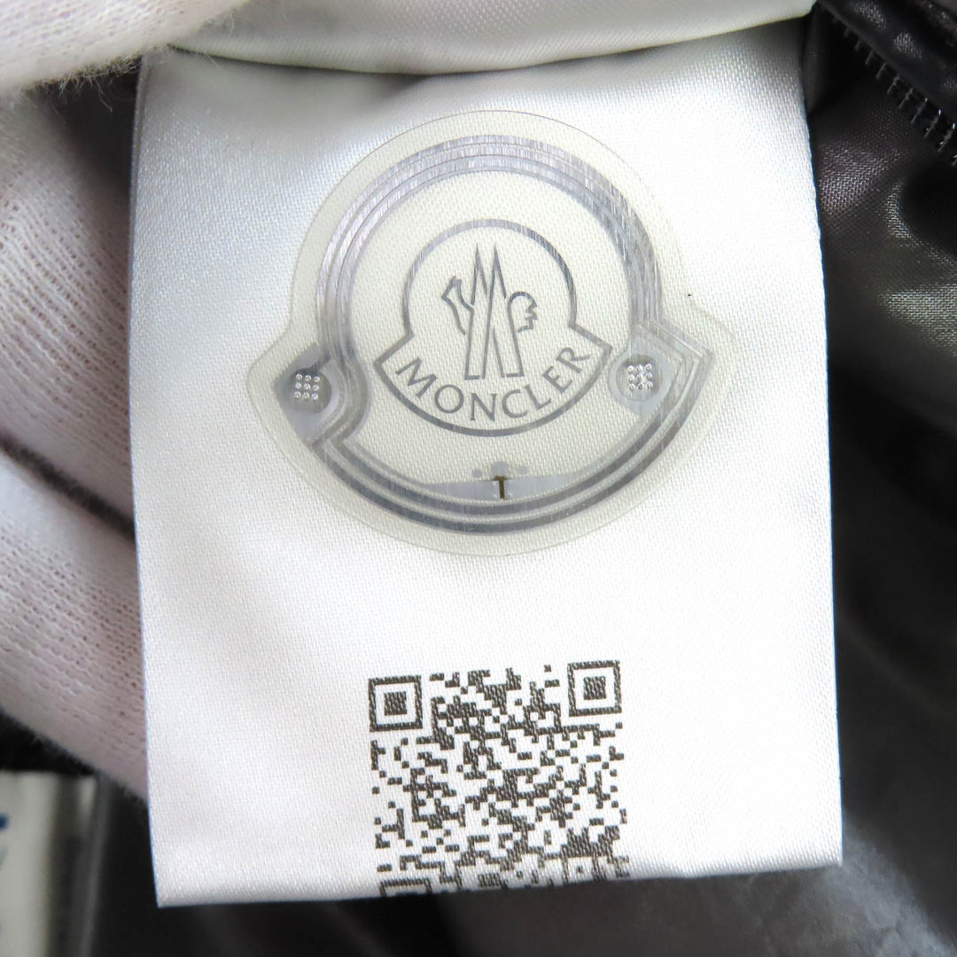 Excellent MONCLER Down jacket MAYA Logo patch, hooded, double zipper black 2