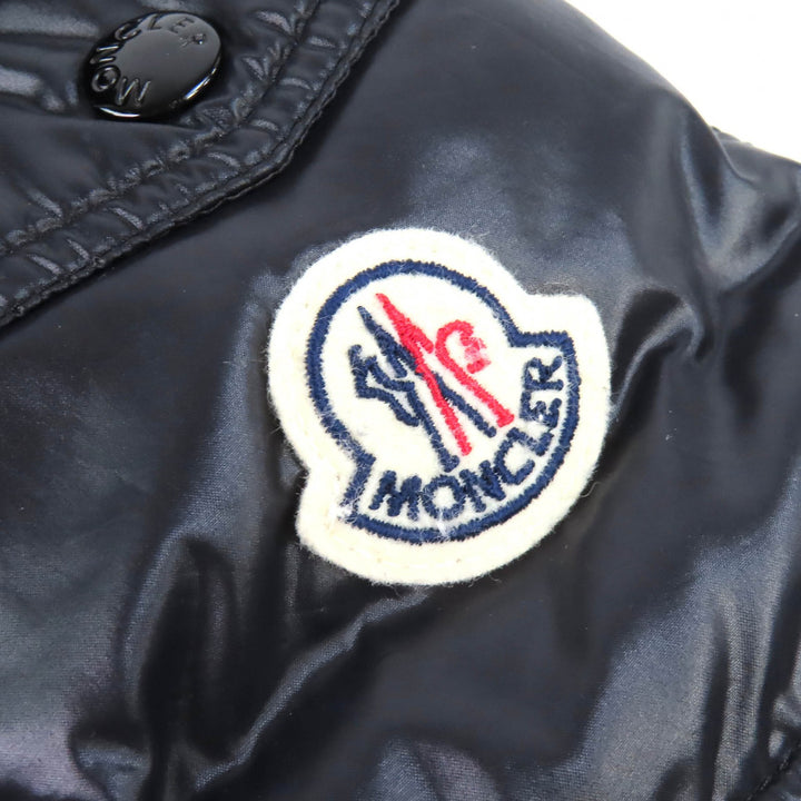 Excellent MONCLER Down jacket MAYA Logo patch, hooded, double zipper black 2