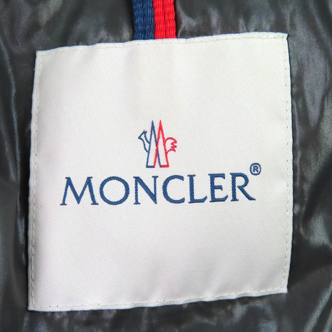 Excellent MONCLER Down jacket MAYA Logo patch, hooded, double zipper black 2