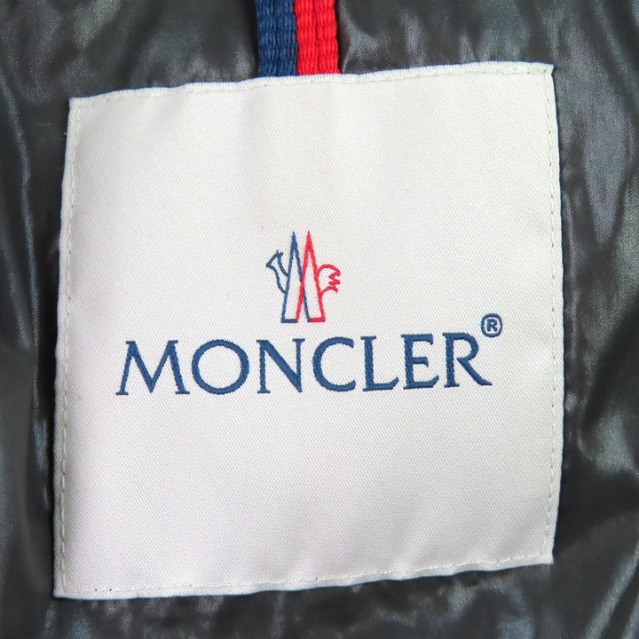 Excellent MONCLER Down jacket MAYA Logo patch, hooded, double zipper black 2