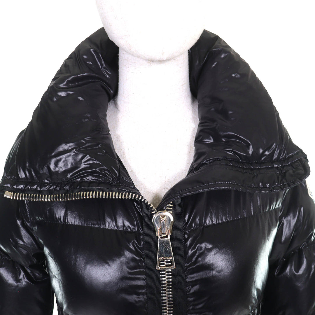 Great MONCLER Down jacket JOUX Logo patch ZIP UP black Women 1 A20934636705