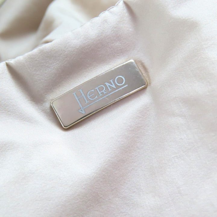 Great Herno down coat DIAGONAL WOOL AND NUAGE PARKA Wool-trimmed 38 PI0848D