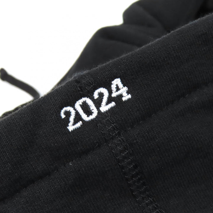 Great Supreme Box Logo Hooded Sweatshirt long-sleeved black cotton mens M