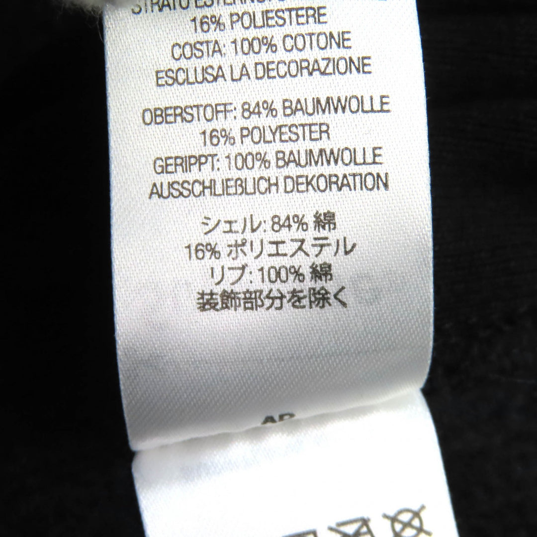 Great Supreme Box Logo Hooded Sweatshirt long-sleeved black cotton mens M
