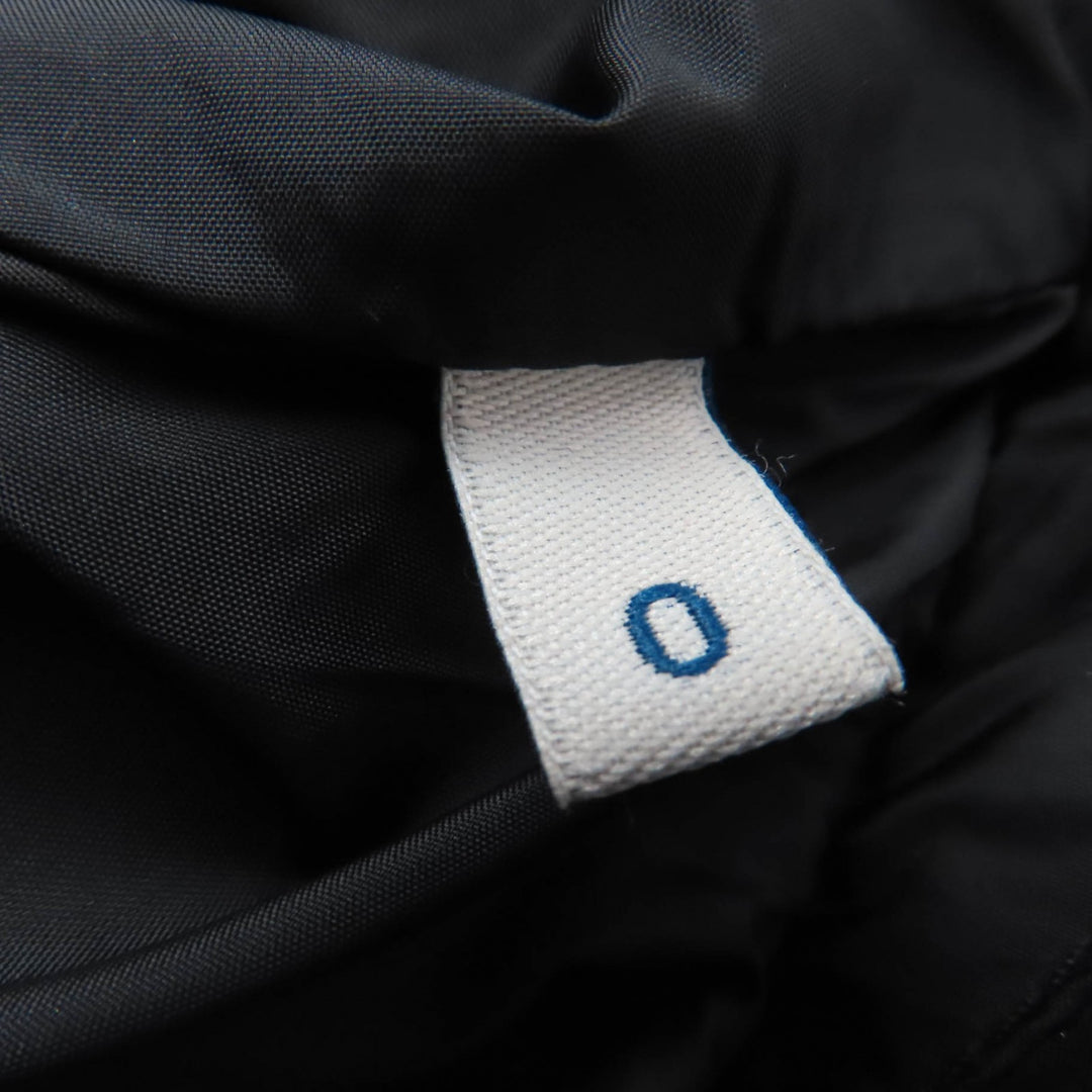 Great MONCLER down coat FLAMMETTE Logo patch and hood black Nylon Women 0