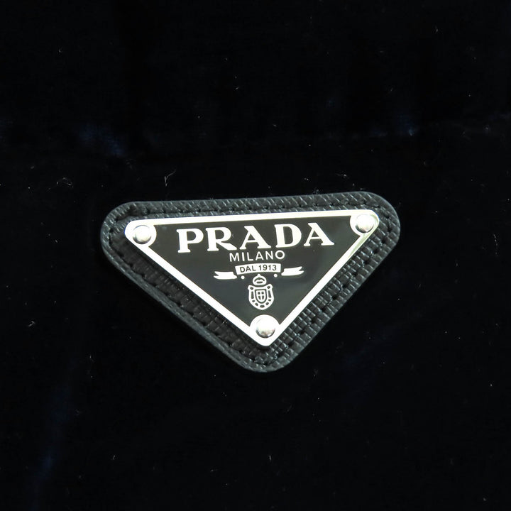 Excellent PRADA Down jacket Triangle with logo, elastic velvet 36 292214