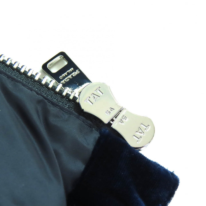 Excellent PRADA Down jacket Triangle with logo, elastic velvet 36 292214