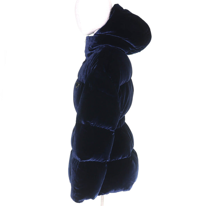 Excellent PRADA Down jacket Triangle with logo, elastic velvet 36 292214