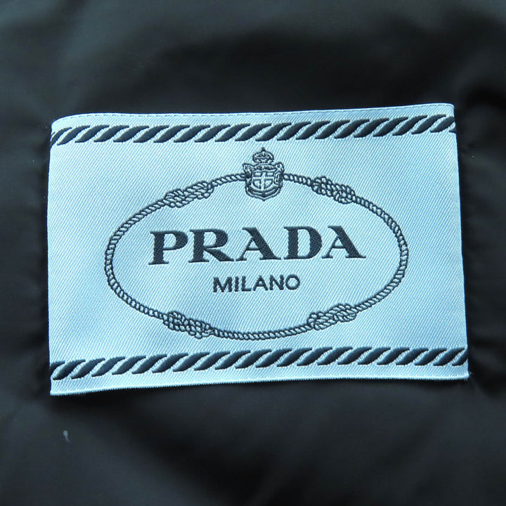 Excellent PRADA Down jacket Triangle with logo, elastic velvet 36 292214