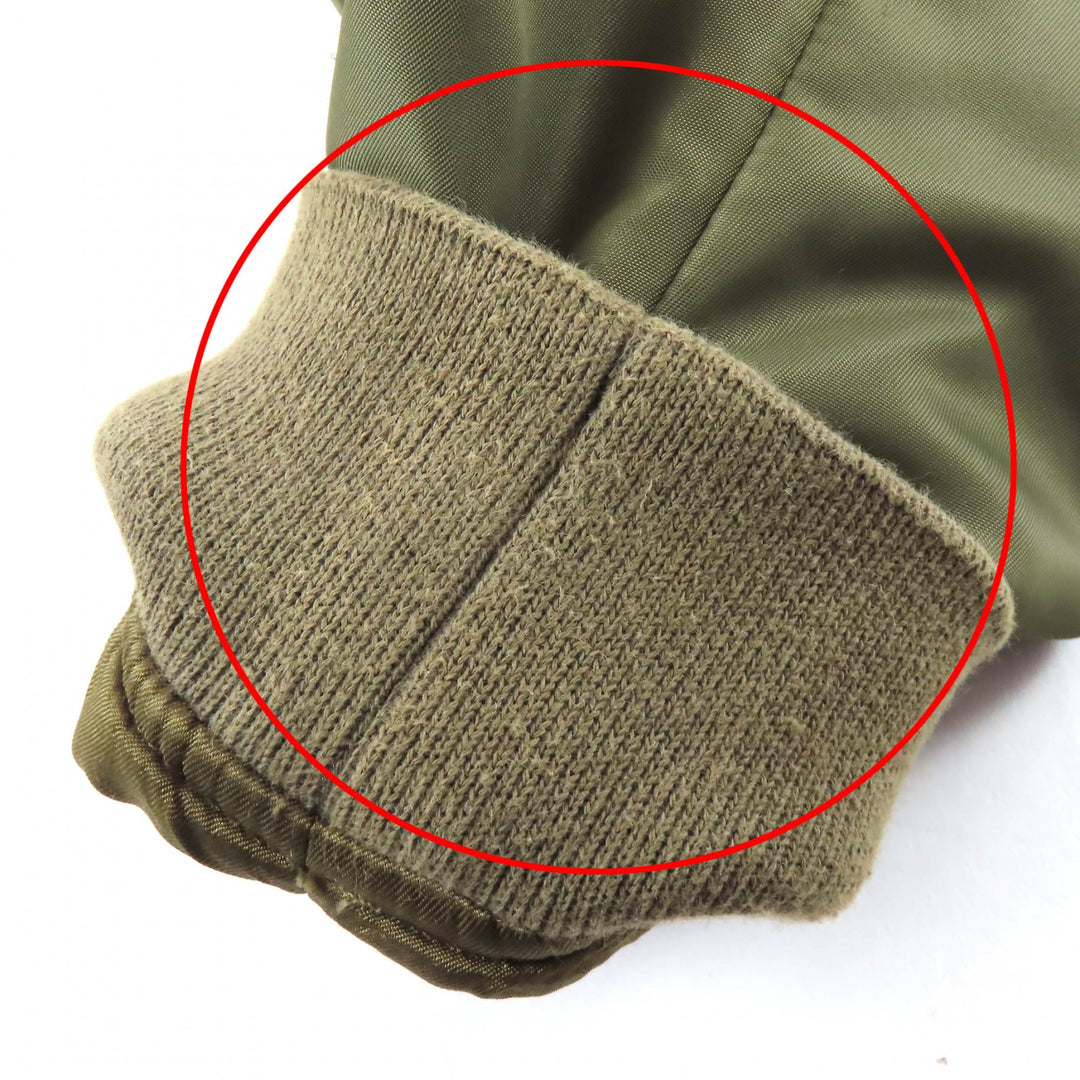 Excellent MM6 Maison Margiela Jacket Military blouson MA-1 khaki 36 S52AA0115