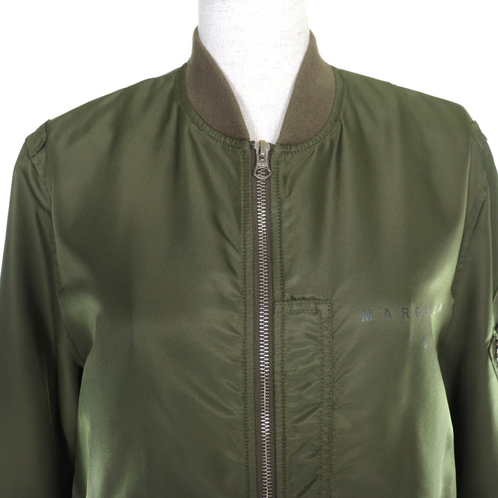 Excellent MM6 Maison Margiela Jacket Military blouson MA-1 khaki 36 S52AA0115