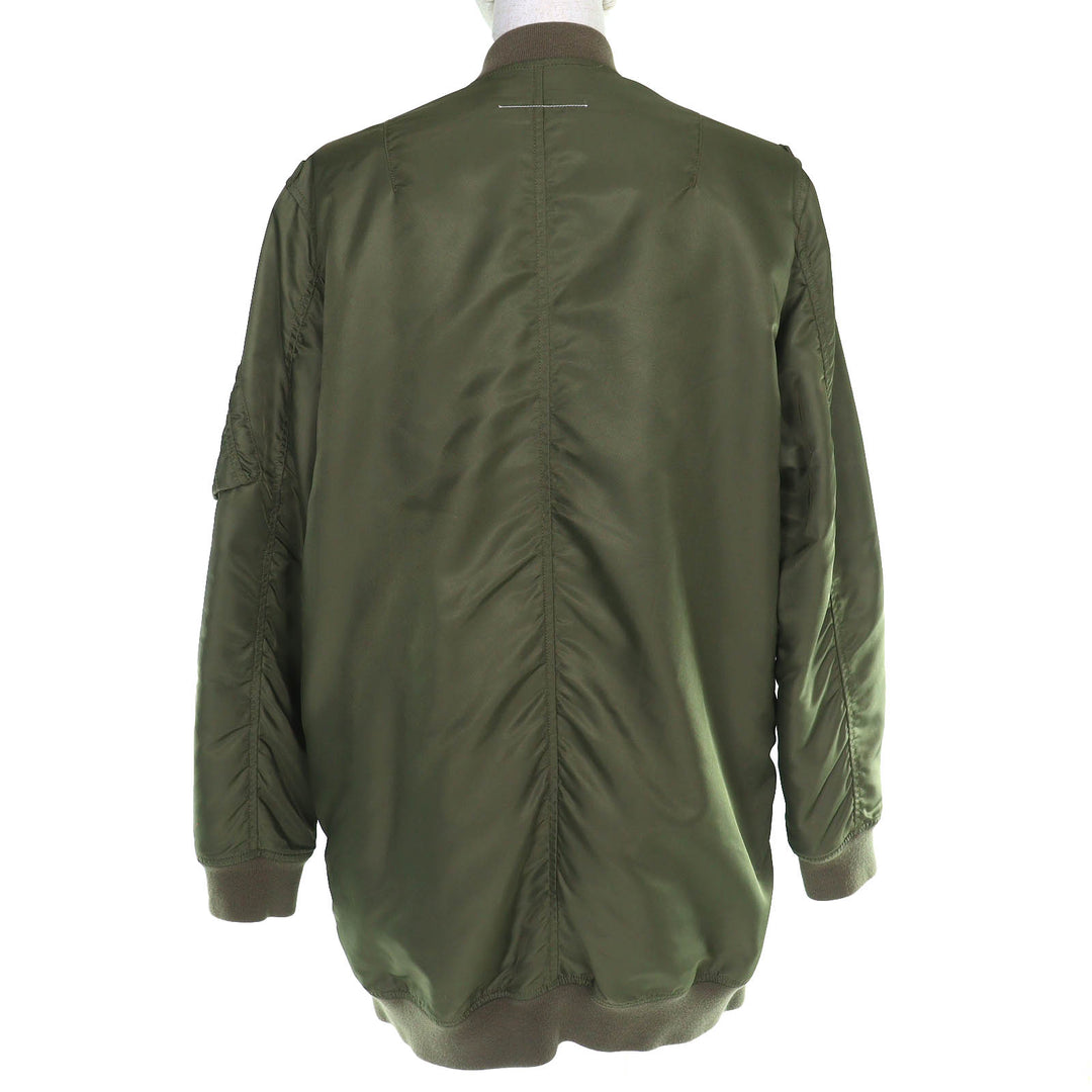 Excellent MM6 Maison Margiela Jacket Military blouson MA-1 khaki 36 S52AA0115