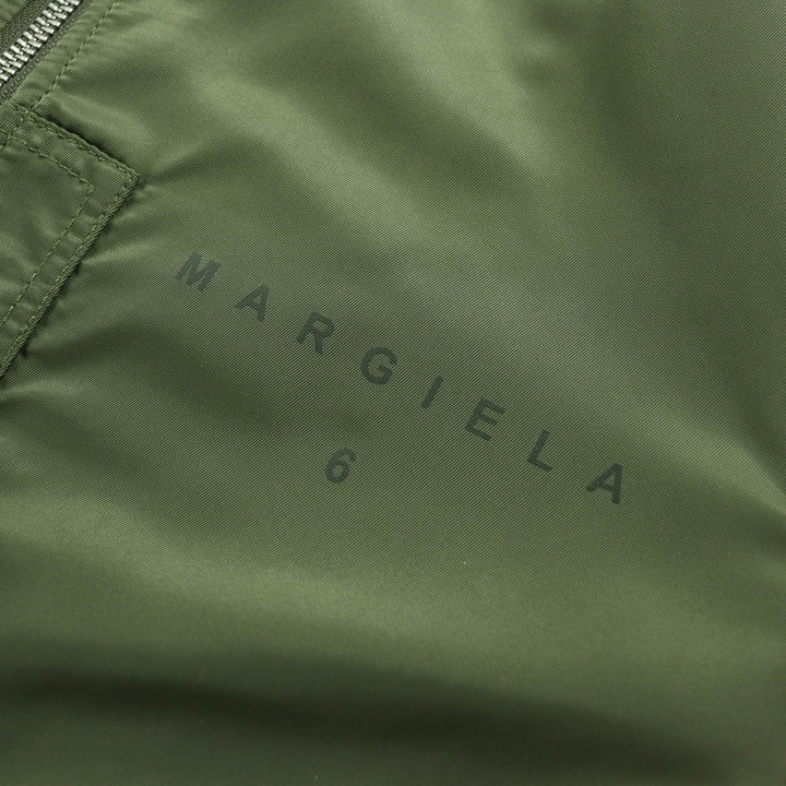 Excellent MM6 Maison Margiela Jacket Military blouson MA-1 khaki 36 S52AA0115