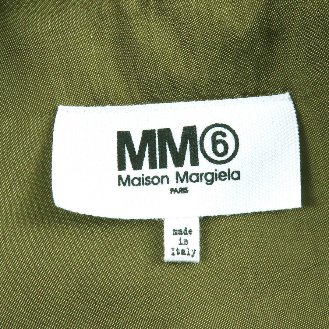 Excellent MM6 Maison Margiela Jacket Military blouson MA-1 khaki 36 S52AA0115