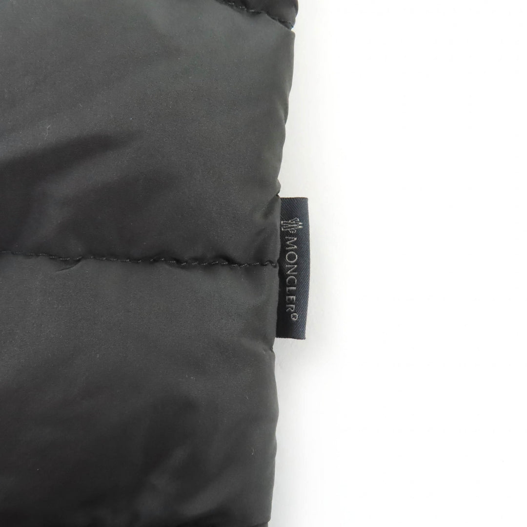 Excellent MONCLER down coat SOLOGNE ZIP UP Stand Collar Dark gray Women 0